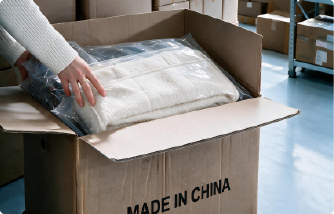 Finished product packaging