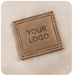 Custom leather logo patch